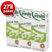 Pınar UHT Tam Yağlı Süt 200ml (27 li Koli) - 1