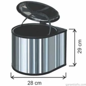 Garanti Metal 1011 Dolap İçi Çöp Kovası (11 Litre) - 1