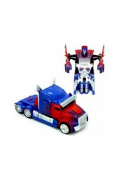 Tek Tuşla Robota Dönüşen Transformers Optimus Çek Bırak Araba - 1