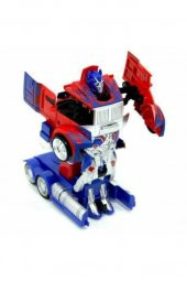 Tek Tuşla Robota Dönüşen Transformers Optimus Çek Bırak Araba - 2