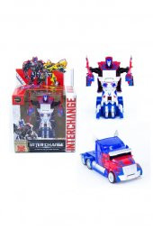 Tek Tuşla Robota Dönüşen Transformers Optimus Çek Bırak Araba - 3