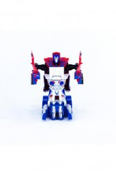 Tek Tuşla Robota Dönüşen Transformers Optimus Çek Bırak Araba - 4