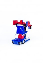 Tek Tuşla Robota Dönüşen Transformers Optimus Çek Bırak Araba - 6