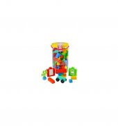 34 PARÇA EĞİTİCİ LEGO ZEKA BLOKLARI SİLİNDİR KUTULU - 1