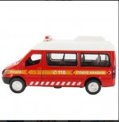 BİRLİK METAL ÇEK BIRAK SESLİ IŞIKLI 1/36 OYUNCAK İTFAİYE - 2