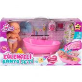 DZC KUZENLER AVM  Banyo Yapan Et Bebek Gerçek Su Devir Daimli Küvetli Bebek Fıskiyeli DEV KUTU - 6
