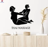Dekorasyon Duvar Sticker Tay Masajı Salonu Spa Terapisi Sağlık Çıkartmaları - 1