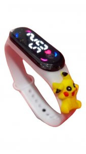 pokeemon pichacu Led Dokunmatik Ekranlı Dijital Çocuk Ve Genç Kol Saati (AKILLI DEĞİLLER) - 2