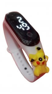 pokeemon pichacu Led Dokunmatik Ekranlı Dijital Çocuk Ve Genç Kol Saati (AKILLI DEĞİLLER) - 3