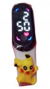pokeemon pichacu Led Dokunmatik Ekranlı Dijital Çocuk Ve Genç Kol Saati (AKILLI DEĞİLLER) - 4