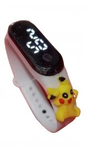 pokeemon pichacu Led Dokunmatik Ekranlı Dijital Çocuk Ve Genç Kol Saati (AKILLI DEĞİLLER) - 5