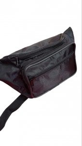 Siyah KALIN KUMAŞ Freebag Bel Çantası UNISEX omuz çapraz - 2