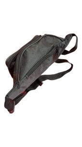 Siyah KALIN KUMAŞ Freebag Bel Çantası UNISEX omuz çapraz - 4