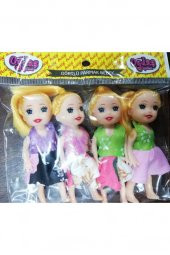 Poşette 4'lü Parmak oyuncak Bebek mini boy - 1