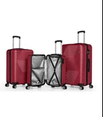 DZC KUZENLER AVM VALİZ Gedox G&d Polo Suitcase Abs Orta Boy Lüx Seyahat Valizi thumbnail 10