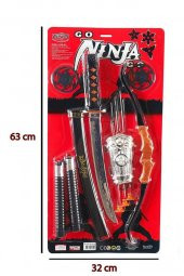 Zeon Oyuncak Savaşçı Oklu Ninja Kılıç Seti 10 Parça - 4