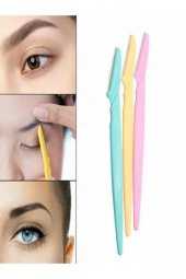 3 lü Yüz Jileti Ve Kaş Usturası Kadın Jileti Epilasyon bıyık alma tinkle - 2