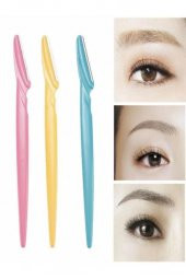 3 lü Yüz Jileti Ve Kaş Usturası Kadın Jileti Epilasyon bıyık alma tinkle - 5