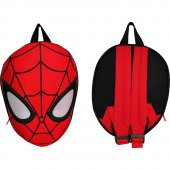 Spiderman 3D Kabartmalı Anaokulu Kreş ve Günlük Kullanım Çantası Örümcek Adam Sırt Çantası - 3