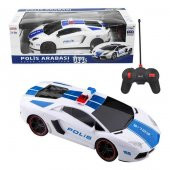 DZC KUZENLER AVM TOYSAN UZAKTAN KUMANDALI POLİS ARABASI FULL FONKSİYON ŞARJLI 32 CM 1:12 ÖLÇEK DEV OYUNCAK - 1