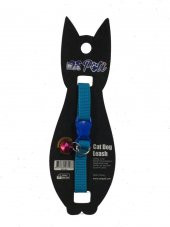 Pati Yavru Köpek ve Kedi Boyun Tasması (Ayarlanabilir) Düz Turkuaz - 1