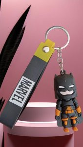 DZC KUZENLER AVM BATMAN Karikatür Anime Figür PVC Bebek Anahtarlık  ÇANTA Süsü - 1