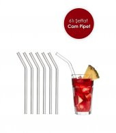 DZC KUZENLER AVM 6 LI CAM PİPET PARTİ MALZEME - 6