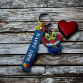 DZC KUZENLER AVM YENGEÇ Karikatür Anime Figür PVC Bebek Anahtarlık Çanta Anahtarlık Süsü - 2