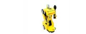 Mecha Ares Pilli Robota Dönüşen sarı taksi Araba 22 CM - 3