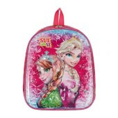 kreş & Anaokulu Çocuk Sırt okul Çantası elsa frozen (2 li) 3-6 Yaş 5d Kabartmalı 33CM kırmızı - 1