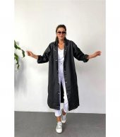 DZC KUZENLER AVM Kadın Erkek Yağmurluk Kapüşonlu Çıtçıtlı Eva Yağmurluk RÜZGARLIK - 1