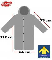 DZC KUZENLER AVM KadıN erkek Yağmurluk Kapüşonlu Çıtçıtlı Eva Yağmurluk RÜZGARLIK sarı - 4