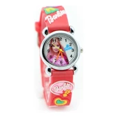 BARBİE SLİKON KORDON SAAT KIZ ÇOCUK SAATİ MOR - 8