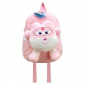 DZC KUZENLER AVM HARİKA KANATLAR PEMBE DIZZY ANAOKUL KREŞ PELUŞ ÇANTA 30 CM - 2