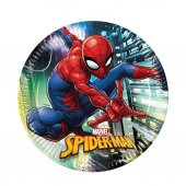 DZC KUZENLER AVM Spiderman Tabak 23 cm 8 adet PARTİ EĞLENCE DOĞUM GÜNÜ MALZEMELERİ - 1