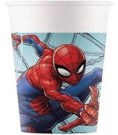 DZC KUZENLER AVM Spiderman Bardak 8 ADET PLASTİK KARTON BARDAK OYUN EĞLENCE PARTİ MALZEMELERİ OYUNCAK - 2
