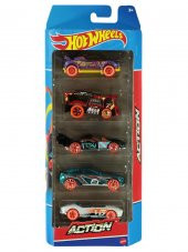 DZC KUZENLER AVM HOTWHEELS 5 Lİ METAL ARABA ORJİNAL SET DEMİR ARABALAR OYUNCAK - 1