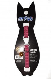 Pati Yavru Köpek ve Kedi Boyun Tasması (Ayarlanabilir) Düz Fuşya - 1