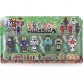DZC KUZENLER AVM MİNECRAFT 6 LI FİGÜR BATMEN KAPTAN KARAKTER OYUNCAKLAR thumbnail 2