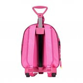 DZC KUZENLER AVM Anaokulu KREŞ Çocuk Valiz Sırt Çantası Çekçekli Happy Lol Bebek Şeker Kız Sert Ön Yüzey 5d Pembe thumbnail 2