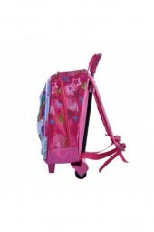 DZC KUZENLER AVM Anaokulu KREŞ Çocuk Valiz Sırt Çantası Çekçekli Happy Lol Bebek Şeker Kız Sert Ön Yüzey 5d Pembe thumbnail 3