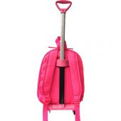 DZC KUZENLER AVM Anaokulu KREŞ Çocuk Valiz Sırt Çantası Çekçekli Happy Lol Bebek Şeker Kız Sert Ön Yüzey 5d Pembe thumbnail 5