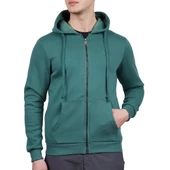 Alpinist Covert Tam Fermuarlı Erkek Sweatshirt Nefti (600501) - 1