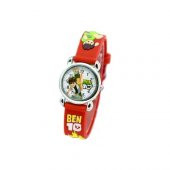 DZC KUZENLER AVM BEN 10 DESENLİ SAAT ÇOCUK KOL SAATİ SİLİKON KORDON ANALOG - 9