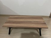 DZC KUZENLER AVM MDF SUYA DAYANIKLI 68X35  KAHVALTI YATAK LAPTOP MASASI DER ÇALIŞMA SEHPA AYAKLARI KATLANIR - 5