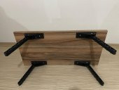 DZC KUZENLER AVM MDF SUYA DAYANIKLI 68X35  KAHVALTI YATAK LAPTOP MASASI DER ÇALIŞMA SEHPA AYAKLARI KATLANIR - 7