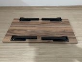 DZC KUZENLER AVM MDF SUYA DAYANIKLI 68X35  KAHVALTI YATAK LAPTOP MASASI DER ÇALIŞMA SEHPA AYAKLARI KATLANIR - 8