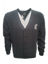 Mcl 14278 Erkek Basic Önü Düğmeli Hırka - Siyah - 1