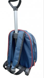 DZC KUZENLER ÇANTA DİNAZOR Tekerlekli Çocuk Sırt Çantası KABARTMALI DİNO ÇEKÇEKLİ OKUL KREŞ thumbnail 5