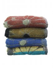 Osmanlı 00452 4lü Renkli El Yüz Havlusu Seti 50*90 Cm St00483 - Karışık Renkli - 1